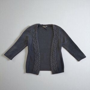American Rag Blue Cable Knit Cardigan